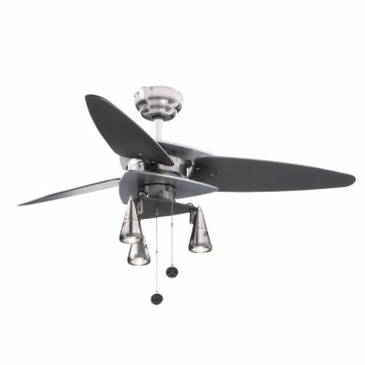 Vector Elite 42 in. Brushed Nickel and Graphite Ceiling Fan